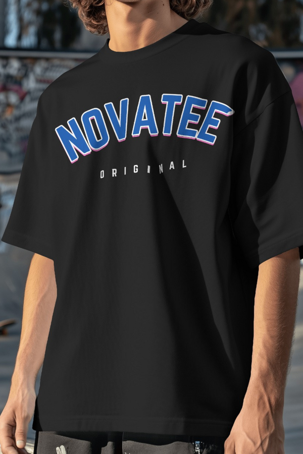 Novatee Original Black Unisex Oversized Tshirt