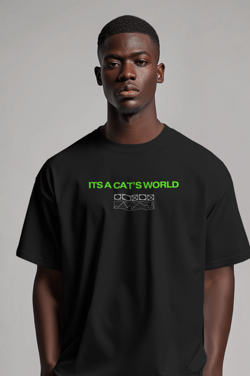 CAT'S World Unisex Oversized Tshirt