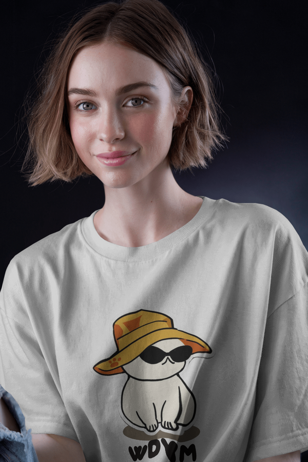 WDYM Cat Unisex Oversized Tshirt
