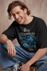 Sea Monsters Unisex Oversized Tshirt