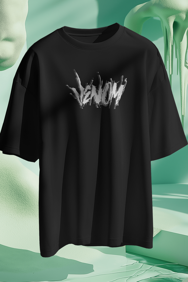 Venom Unisex Printed Oversized Tshirt