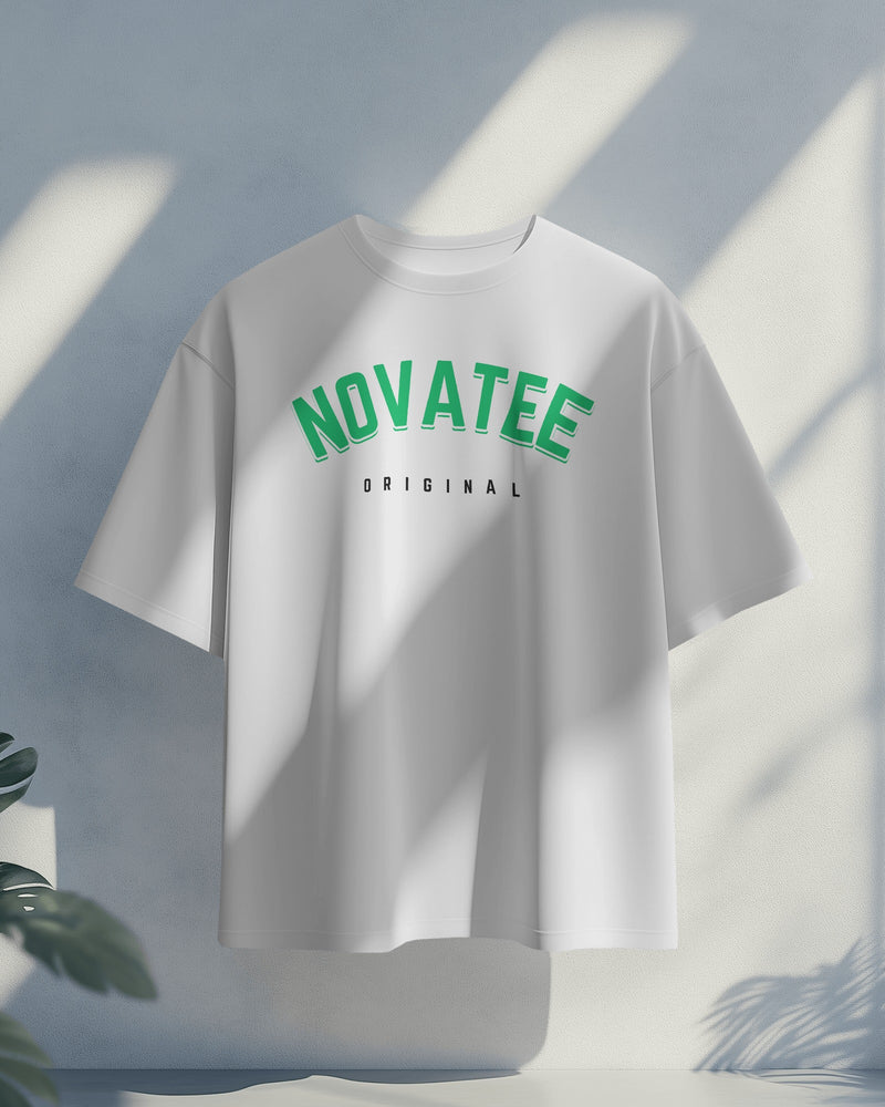 Novatee Original White Unisex Oversized Tshirt